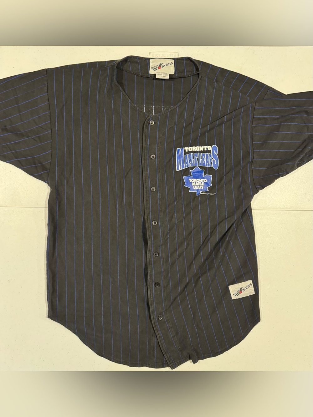 Vintage 1993 Raven’s Toronto Maple Leafs Baseball jersey size medium